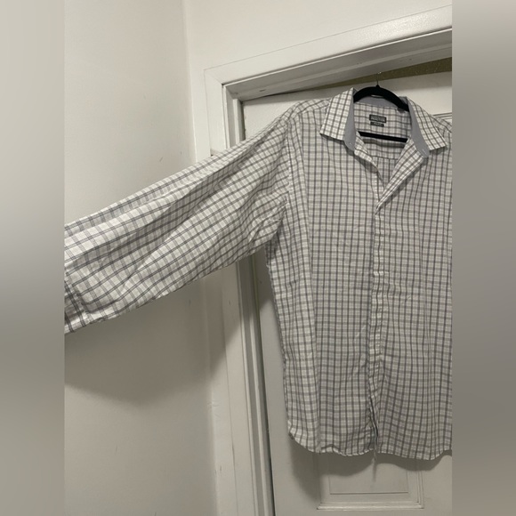 Kenneth Cole Reaction - Men’s Button-Down Dress Shirt - Long Sleeve - Picture 7 of 8